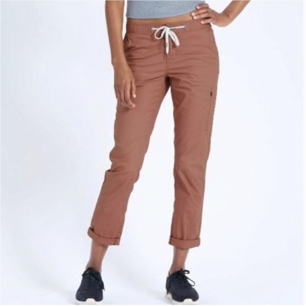 Vuori The Rise The Shine Ripstop Cargo Crop Pants Clay